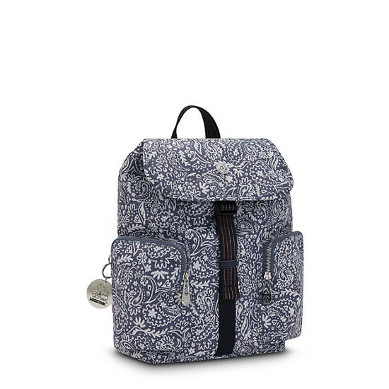 Mochilas Kipling Anto Woodstock Blancos Azules | MX 1539LI